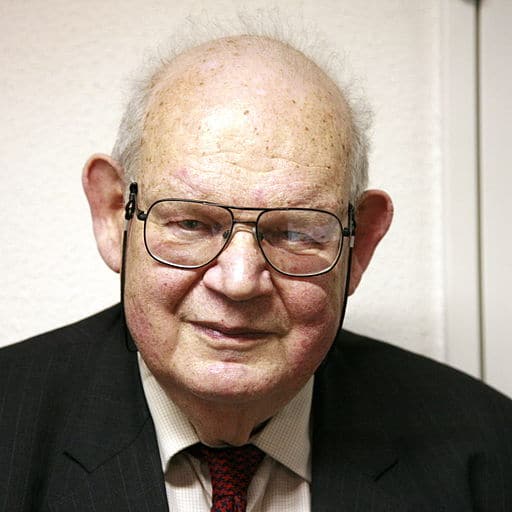 A portrait photo of Benoit Mandelbrot - the Father of Fractals