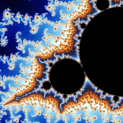 Fractals - Mandelbrot Set Zoom Blue Colors