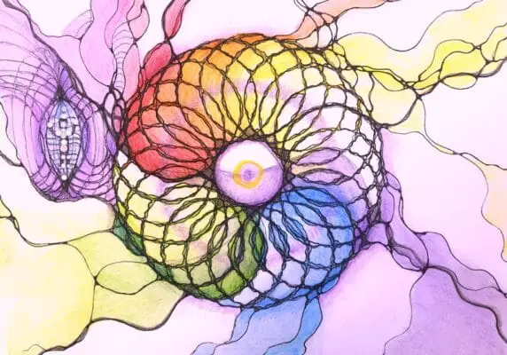 A color wheel with fractal properties