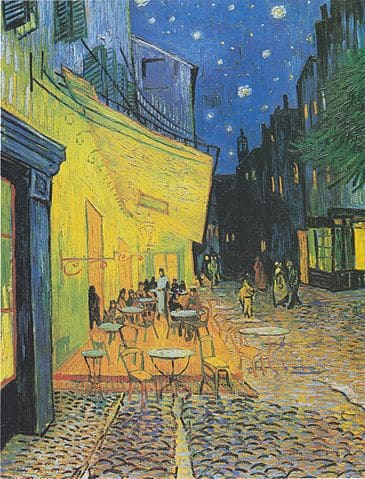 Van Gogh's Cafe Terraces At Night