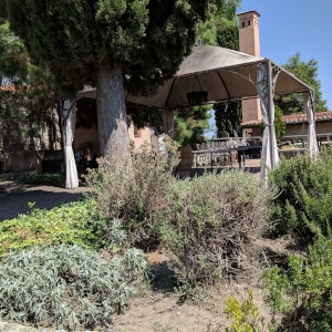 The garden in the mansion of Mohammad Ali Pasha of Egypt in Kavala