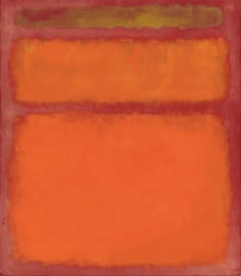 Mark Rothko's 1961 painting Orange, Red, Yellow