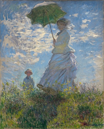 Monet's Woman with a Parasol