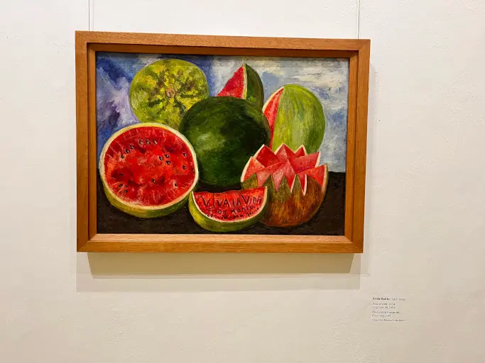Viva La Vida, Watermelons hanging in Frida Kahlo's home in the Mexico City museum