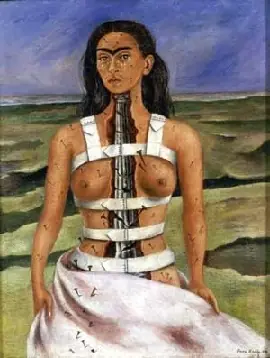 Frida Kahlo's Broken Column painting