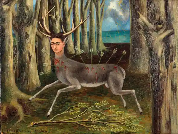Frida Kahlo's Wounded Deer painting