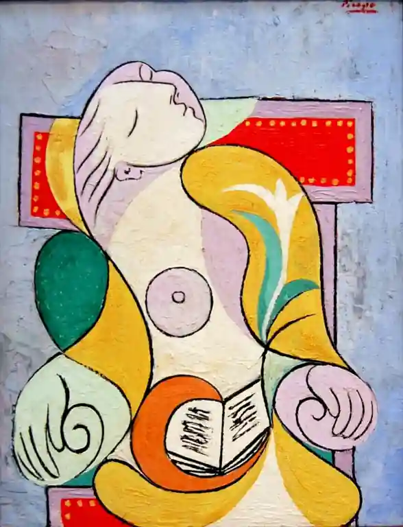 Picasso's La Lecture that is one of the paintings depicting his lover Marie Walter