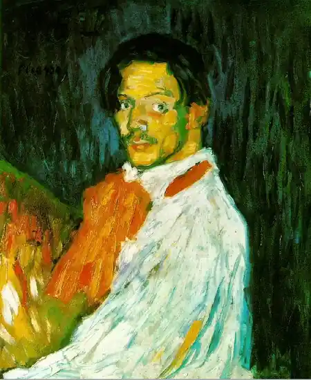 Picasso's 1901 self portrait titled Yo, Picasso