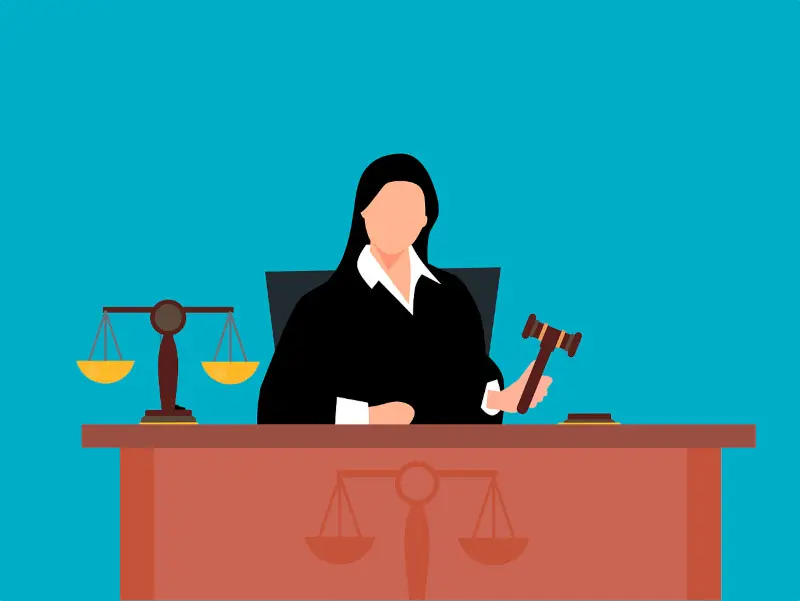 A judge passing sentence. Photo courtesy of Pixabay
